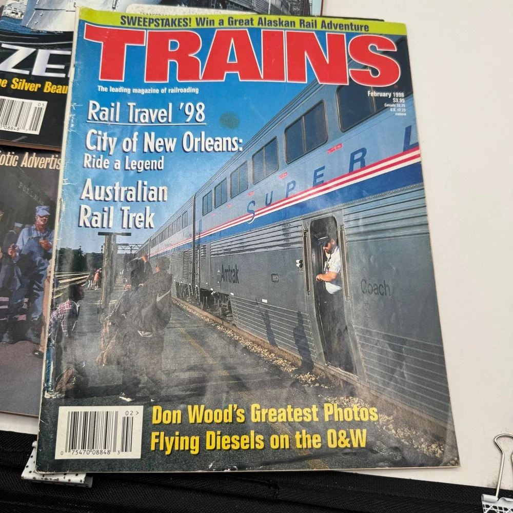 Trains Magazine collection vintage